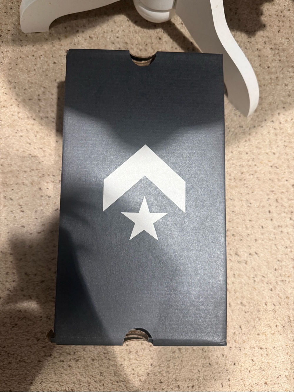Converse Black Low Top Canvas Sneakers with White Toe Caps - Picture 6 of 6